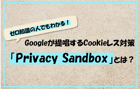 ゼロ知識の人でもわかる！Googleが提唱するCookieレス対策「Privacy Sandbox」とは？